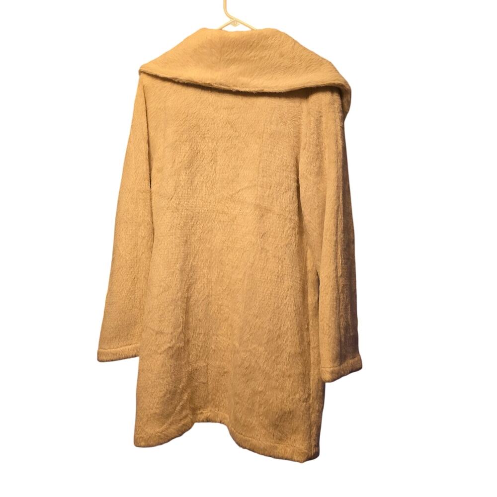 Anthropologie Sanctuary Elena Faux Fur Plush Shawl Coat - Picture 3 of 6